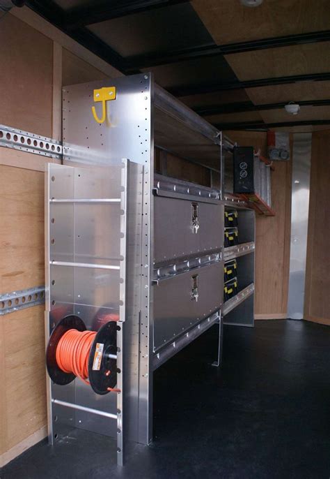 stainless steel trailer cabinets|cargo trailer storage cabinets.